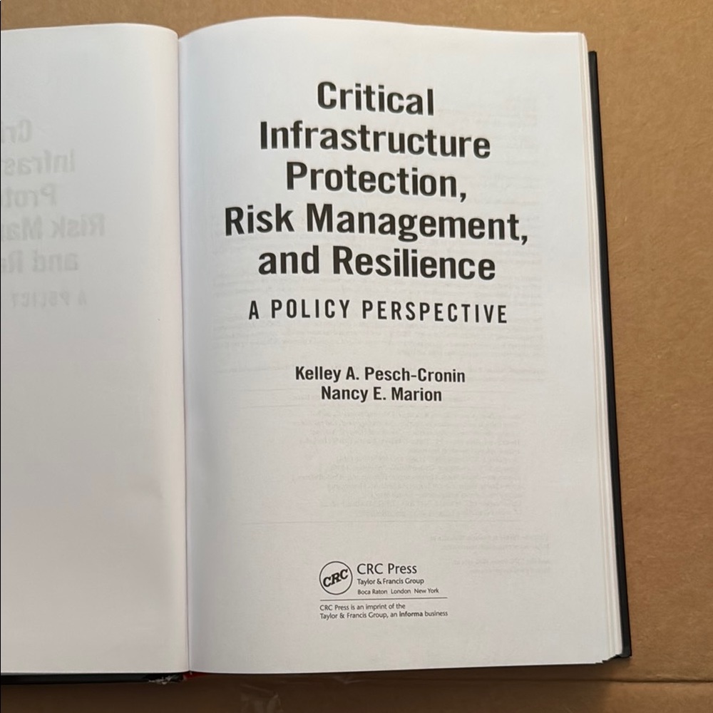 Critical Infrastructure Protection, Risk Management, and Resilience Texbook - Picture 4 of 5